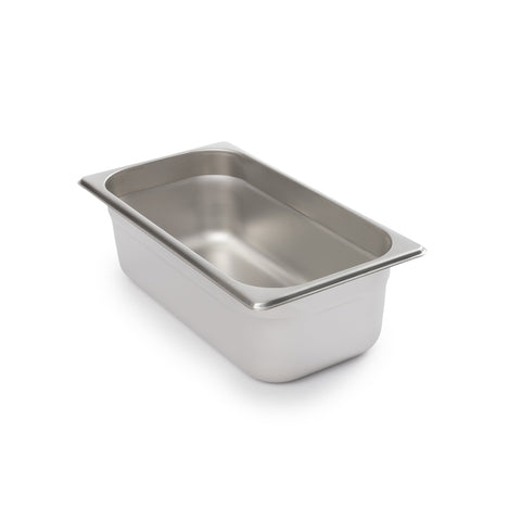 Libertyware 9134 Third Size 4" Deep Anti-Jam Stainless Steel Food Pan, 23 Gauge