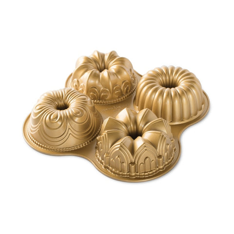 Nordic Ware 91377 9 Cup Bundt Quartet Pan