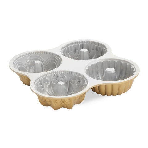 Nordic Ware 91377 9 Cup Bundt Quartet Pan