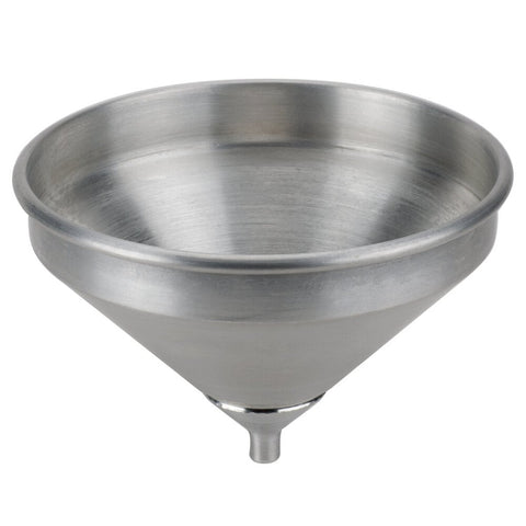 American Metalcraft 913ST 2 Qt. Aluminum Funnel with Built-In Strainer