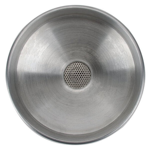 American Metalcraft 913ST 2 Qt. Aluminum Funnel with Built-In Strainer