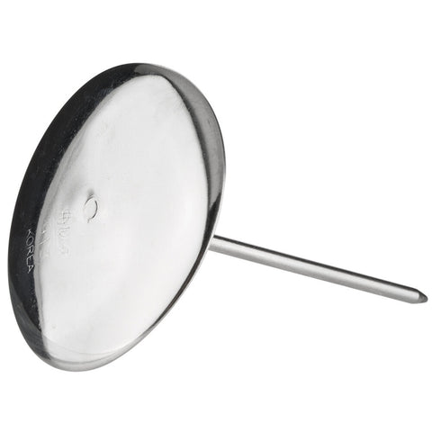 Ateco 913 Flat Stainless Steel Flower Nail, 2" x 2 5/8"
