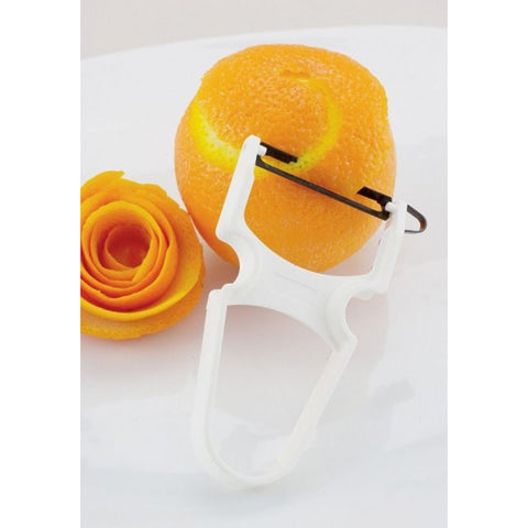 Dexter Russell 91500 Basics Y Swiss Peeler with White Polypropylene Handle
