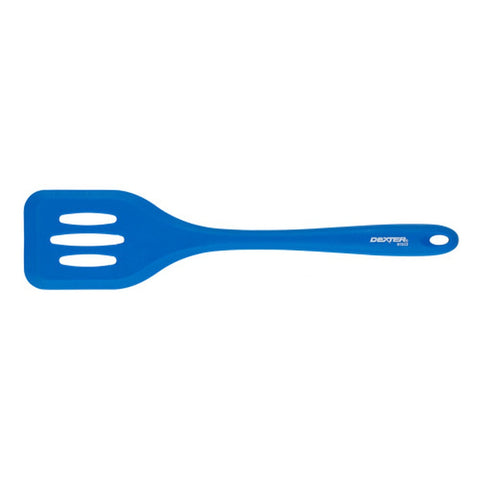 Dexter Russell 91533 COOL BLUE 11-1/2" High Heat Silicone Slotted Turner