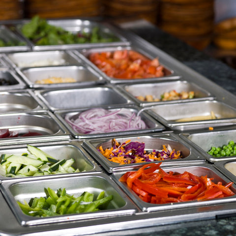 Libertyware 9162 Sixth Size 2-1/2" Anti-Jam Stainless Steel Food Pan, 23 Gauge