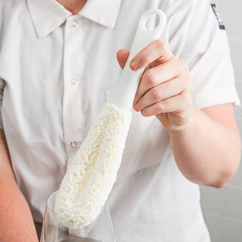 Franmara 9191 PC 5" Glassware Washing Brush with Foam Loop Head