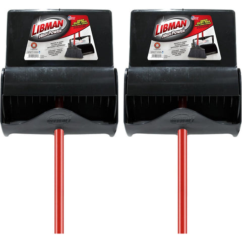 Libman Commercial 919 Open Dustpan with Lobby Broom