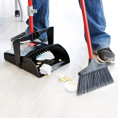 Libman Commercial 919 Open Dustpan with Lobby Broom