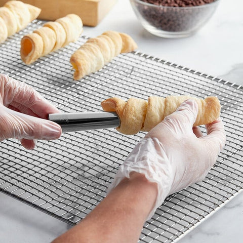 Ateco 921 Stainless Steel Small Cream Roll Form Mold, 5-1/4"