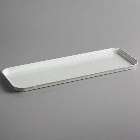 Cambro 926MT148 9" x 26" White Fiberglass Market Display Tray