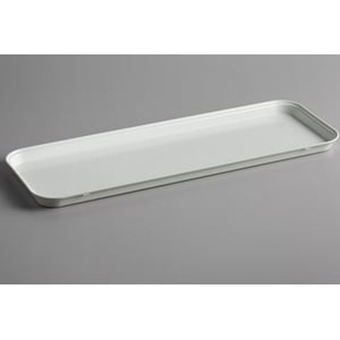Cambro 926MT148 9" x 26" White Fiberglass Market Display Tray
