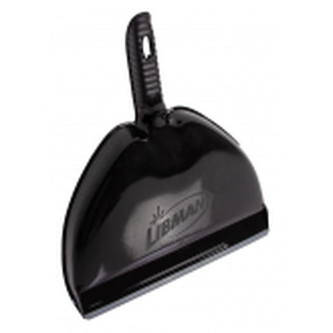 Libman Commercial 0928012 13 Inch Black Plastic Dust Pan