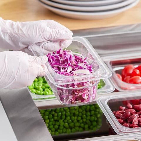 Cambro 92CW135 Camwear 1/9 Size Clear Polycarbonate Food Pan, 2-1/2" Deep