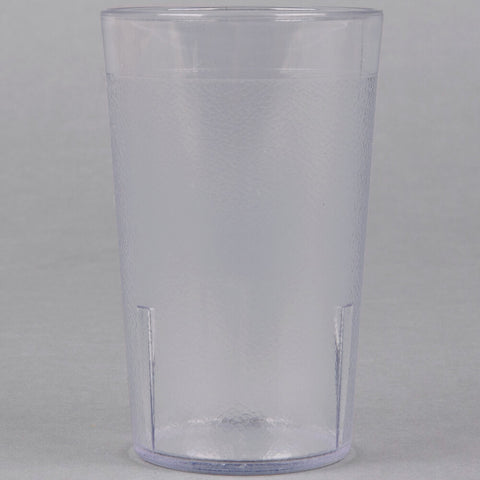 Cambro 950P152 Colorware 9.8 oz. Clear SAN Plastic Tumbler