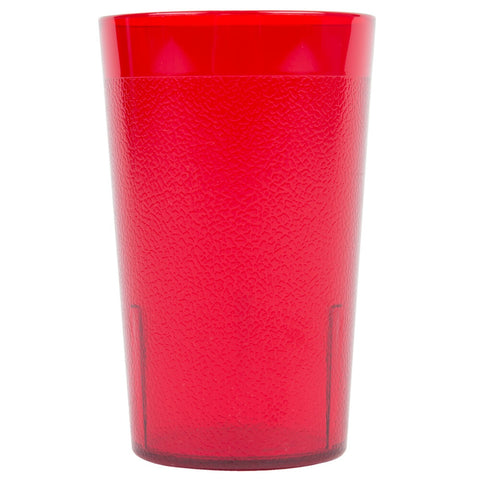 Cambro 950P156 Colorware 9.8 oz. Ruby Red SAN Plastic Tumbler