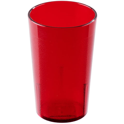 Cambro 950P2156 Colorware 9.8 oz. Ruby Red SAN Plastic Tumbler