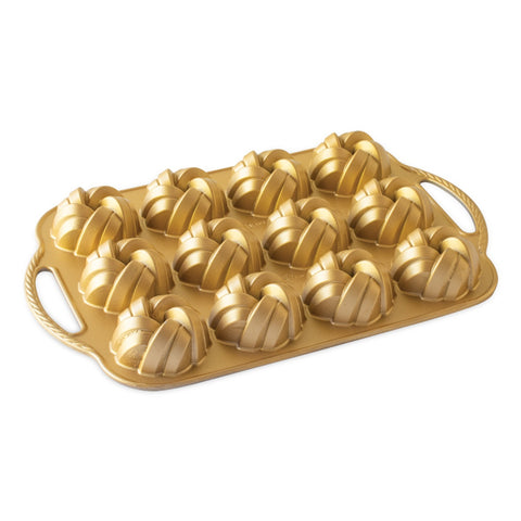 Nordic Ware 95377 75th Anniversary Braided Mini Bundt Pan