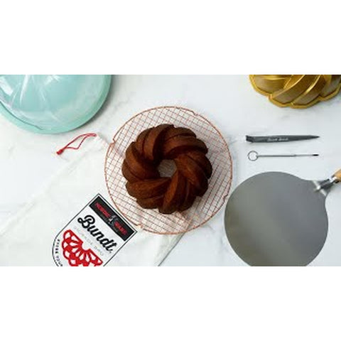 Nordic Ware 95577 75th Anniversary Braided Bundt Pan, 12-Cup Cast Aluminum