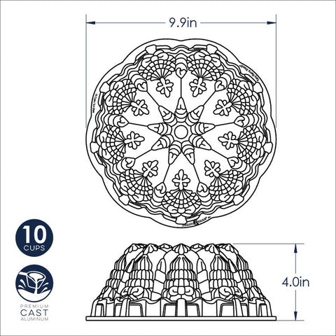 Nordic Ware 96148 Very Merry Bundt Pan