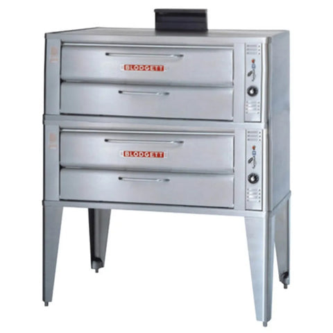 Blodgett 961 DOUBLE Natural Gas Double Deck Deck Oven with Draft Diverter (74,000 BTU)