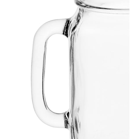 Libbey Glass 97084 16 oz. Drinking Mason Jar with Handle