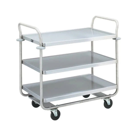 Vollrath 97167 Thrift-I-Cart Chrome 3-Shelf Utility Cart