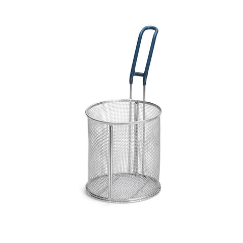 Tablecraft 986 6.5" Round Stainless Steel Pasta Basket