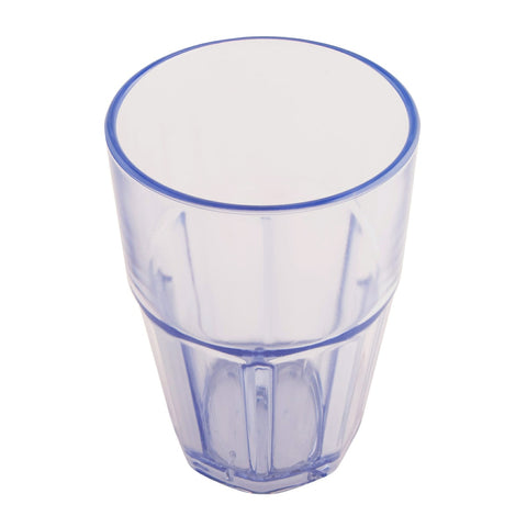 G.E.T. Enterprises 9914-1-CL Bahama 14 oz. Clear SAN Plastic Tumbler