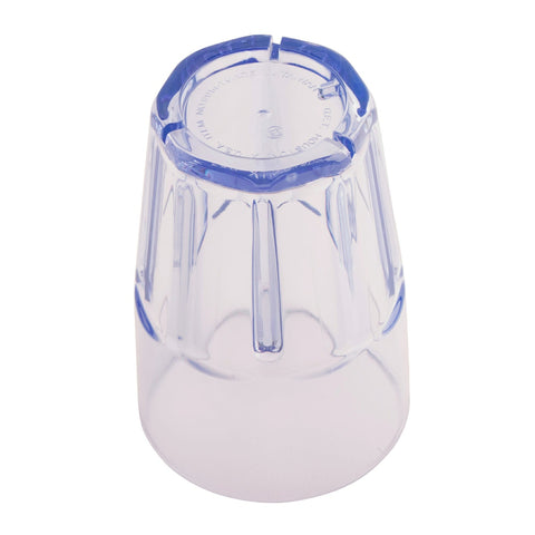 G.E.T. Enterprises 9914-1-CL Bahama 14 oz. Clear SAN Plastic Tumbler
