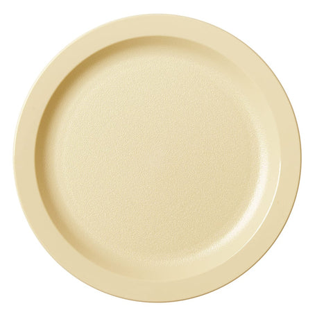 Cambro 9CWNR133 Beige Camwear Narrow Rim 9" Polycarbonate Plate