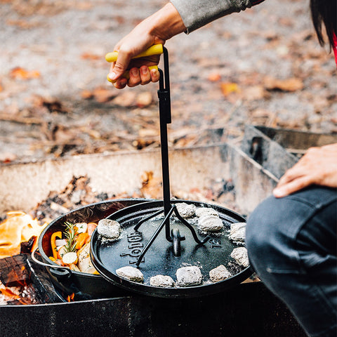 Lodge A5DLL Deluxe Camp Dutch Oven Lid Lifter - 16 Inch