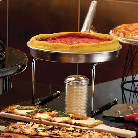 American Metalcraft A90141.5 14" Tapered Nesting Deep Dish Pizza Pan, Aluminum