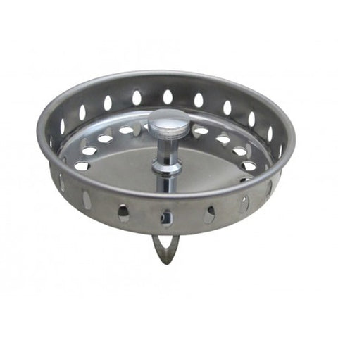 GSW USA AA-142 Stainless Steel 3-1/2" Replacement Sink Basket Strainer