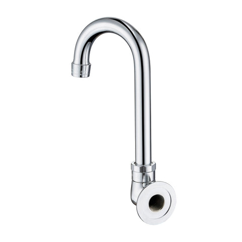AA Faucet AA-515G Single Wall/Splash Mount Faucet with Swivel Gooseneck Spout