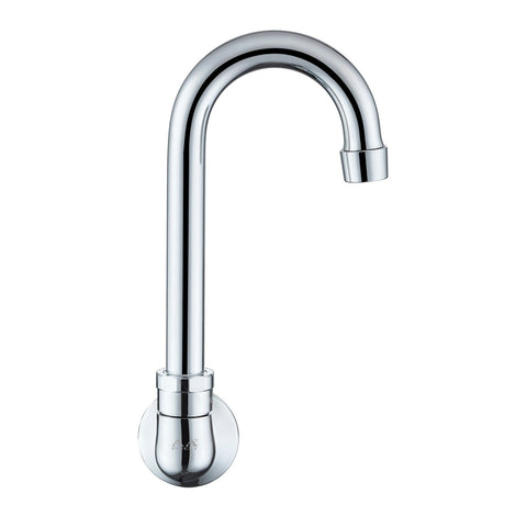 AA Faucet AA-515G Single Wall/Splash Mount Faucet with Swivel Gooseneck Spout