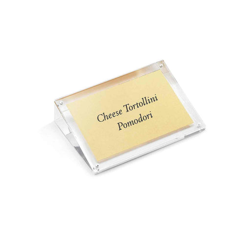 Tablecraft Products ACHS46 Angled Rectangular Magnetic Card Holder
