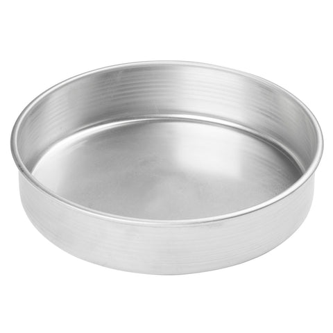 Winco ACP-092 Round Aluminum Layer Cake Pan, 9" Dia x 2" H