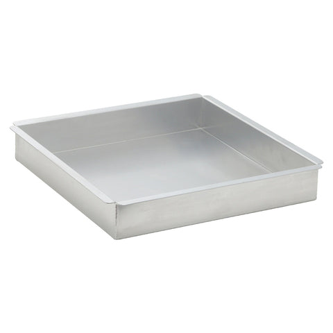 Winco ACP-1212 Square Aluminum Cake Pan, 12" x 12" x 2"