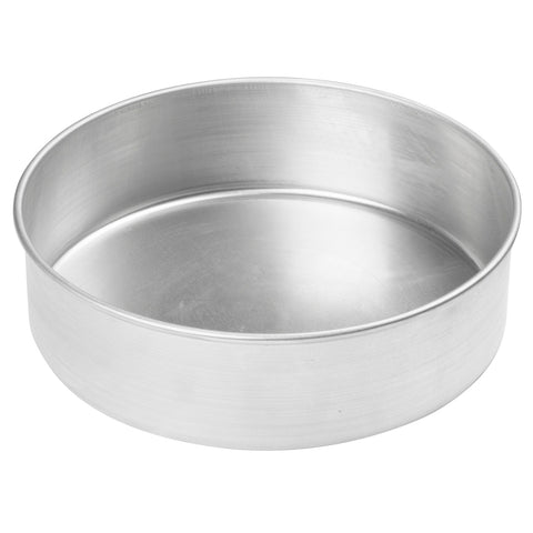 Winco ACP-123 Round Aluminum Layer Cake Pan, 12" Dia x 3" H