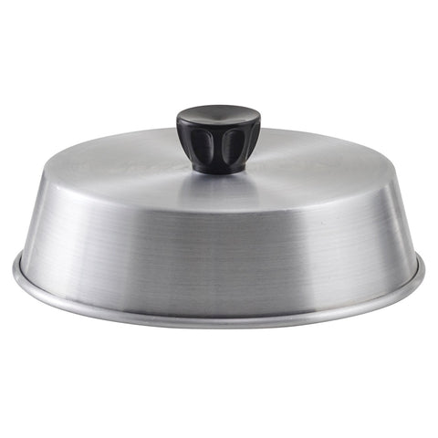 Winco ADBC-7 7" Round Aluminum Flat-Top Basting Cover