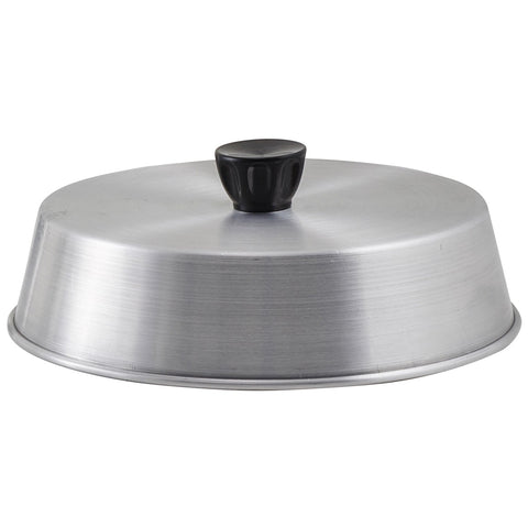 Winco ADBC-8 8" Round Flat-Top Aluminum Basting Cover