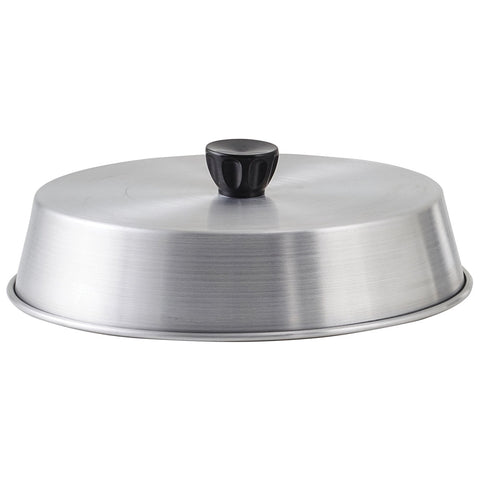 Winco ADBC-9 9" Round Flat-Top Aluminum Basting Cover
