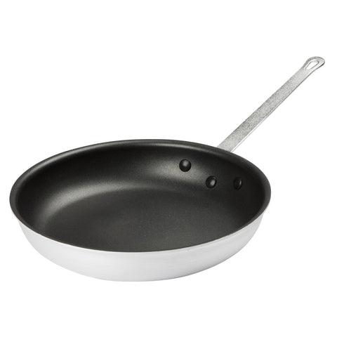 Winco AFP-12XC Gladiator 12 Inch Aluminum Fry Pan with Excalibur Non-Stick Coating