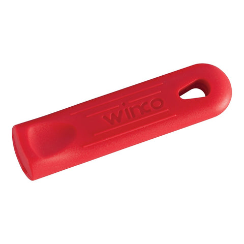 Winco AFP-1HR Removable Silicone Handle Sleeve for Fry and Sauce Pans, Red