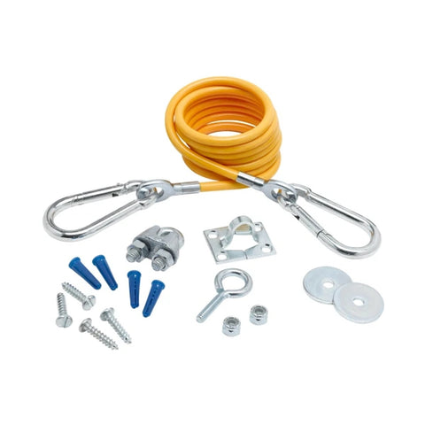 T&S Brass AG-RC Gas Appliance Accessory 5' Restraining Cable Kit with Hardware