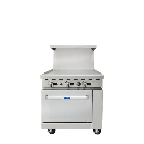 Atosa USA, Inc. AGR-36G-LP 36 in Gas Range with 36 in Griddle and Standard Oven (LP)
