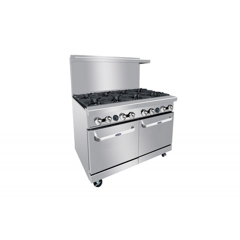 Atosa USA, Inc. AGR-8B-NG 48 in Natural Gas Commercial Range with 8 Open Burners and 2 Ovens