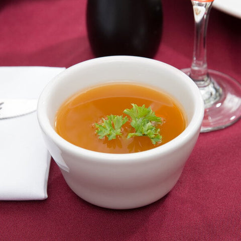 Tuxton China ALB-0752 Alaska 8 oz. Bright White China Bouillon Cup