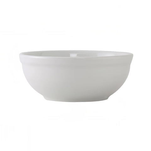 Tuxton China ALB-1253 15 oz Round Alaska Nappie Bowl, Porcelain White