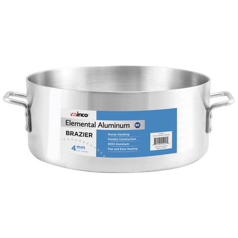 Winco ALB-18 Elemental Aluminum Brazier, 18 Quart